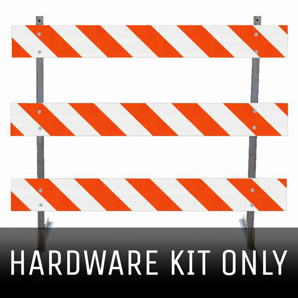 Break-Away Barricade Type III Hardware for Complete Set of Uprights and Boards