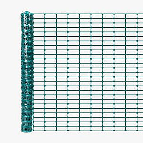 Crowd Control Safety Fencing Oriented Oval Mesh Green Image