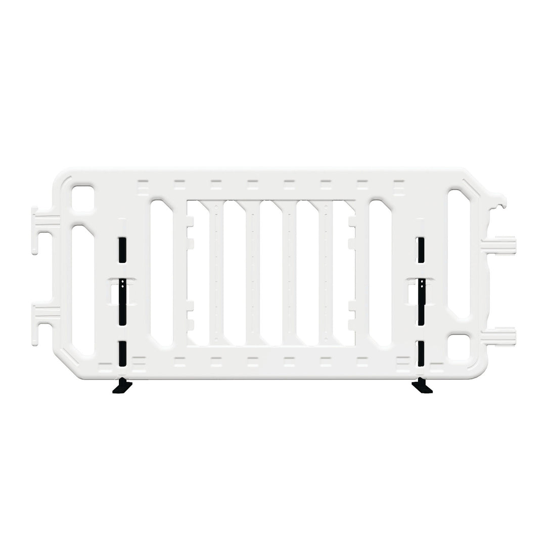 Crowdcade Deluxe 7 ft. (L) White with No Sheeting Image
