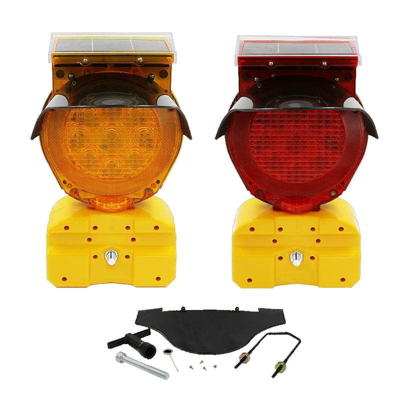 Solar Powered High Intensity Barricade Lights Type B Mission Ready Safety