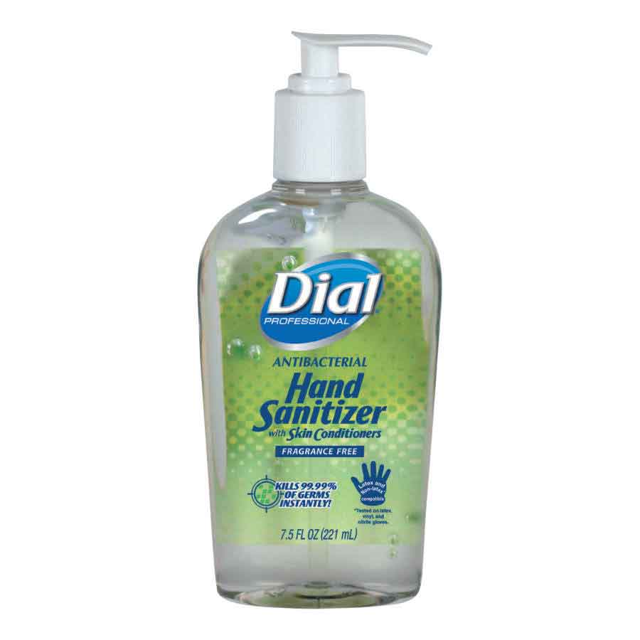 Antibacterial Hand Sanitizer Gel with Moisturizers 7.5 oz. Pump Bottle Image