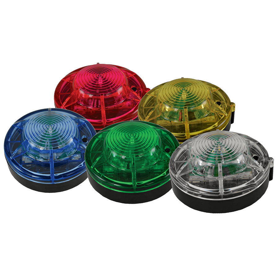 Emergency Beacon Pro Battery Powered LED in Red Green Yellow Blue and White Image