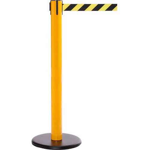 Hazard Belt Barricade Yellow and Black Striped Main Image