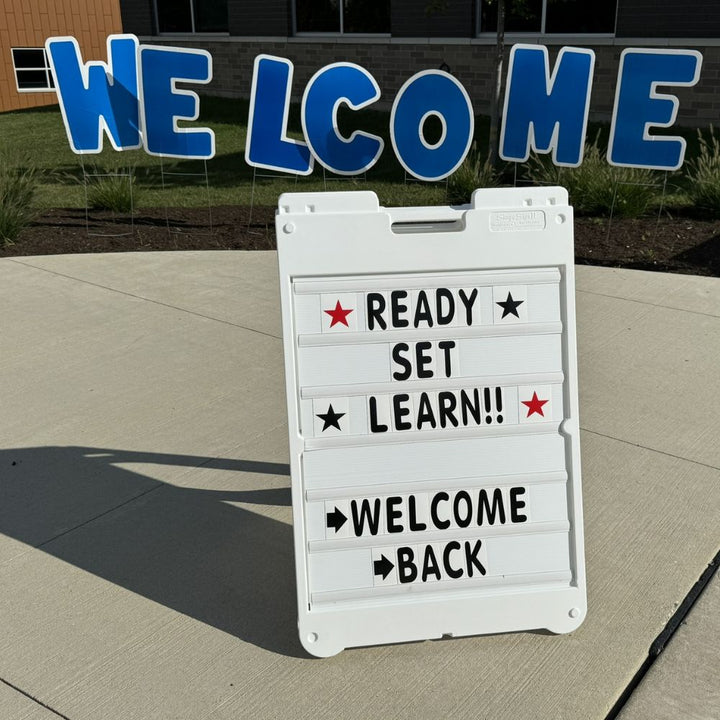 Wind Sign Message Board in Use Image