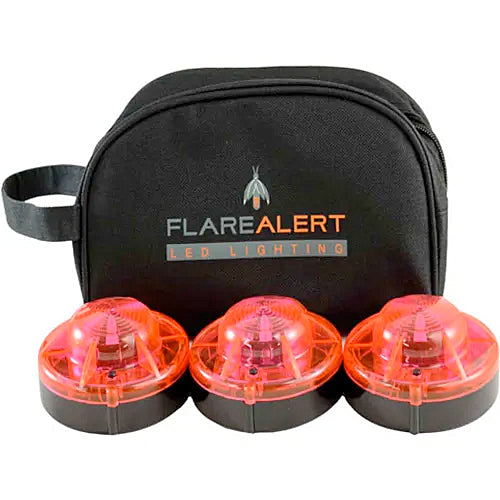 Pro Emergency LED 3 Beacon Kit - Red Beacons Image