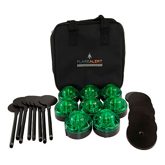 Pro Emergency LED 8 Beacon Kit with Green Lights Image