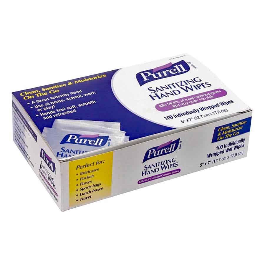 Purell Box Purell® Instant Hand Sanitizer Wipes Box - 10 Pack – Mission Ready Safety