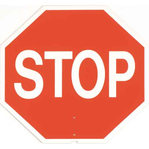 Neutral Sign Paddle Safety Paddle Signs - 24 in. Octagonal – Mission Ready Safety