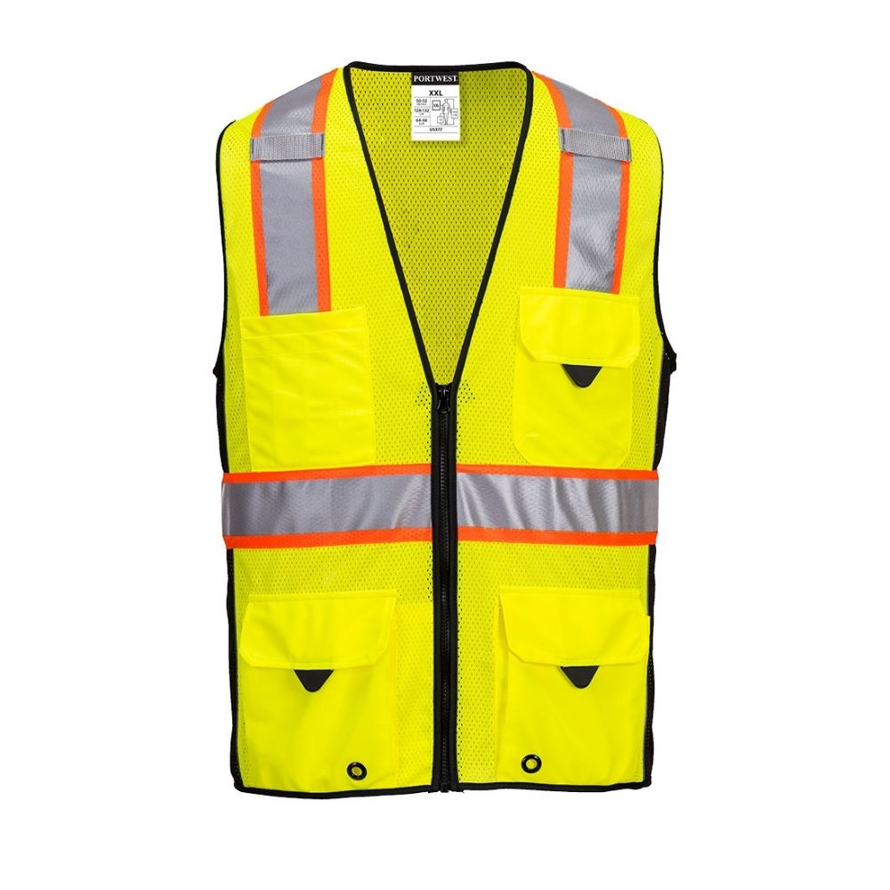 Vest-Port™ Hi-Vis Ultra Cool Surveyor Vest - Class 2 Yellow Front View Image