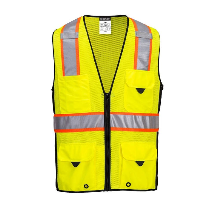 Vest-Port™ Hi-Vis Ultra Cool Surveyor Vest - Class 2 Yellow Front View Image