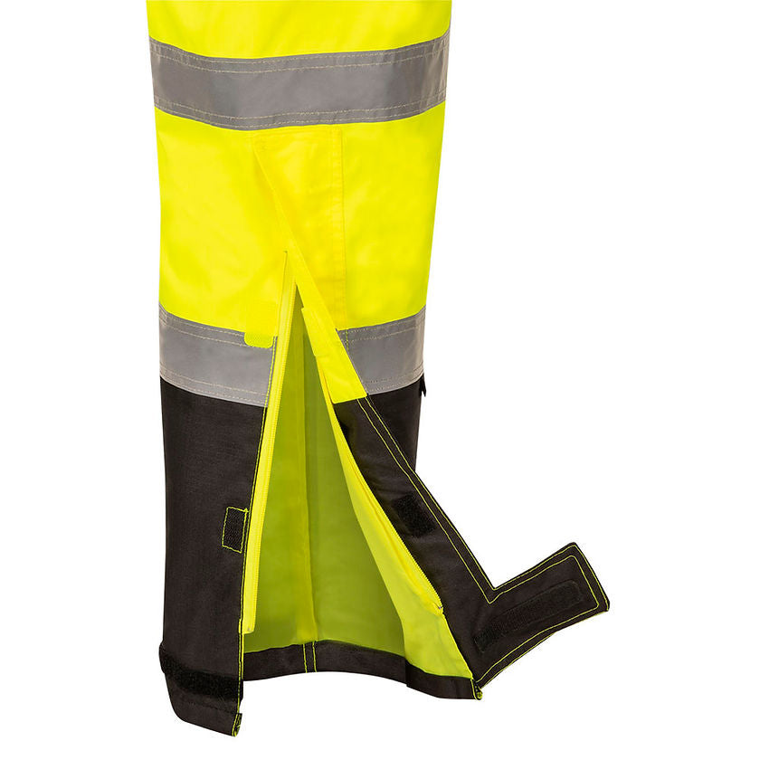 Hi-Vis Safety Rainwear Bib Pants