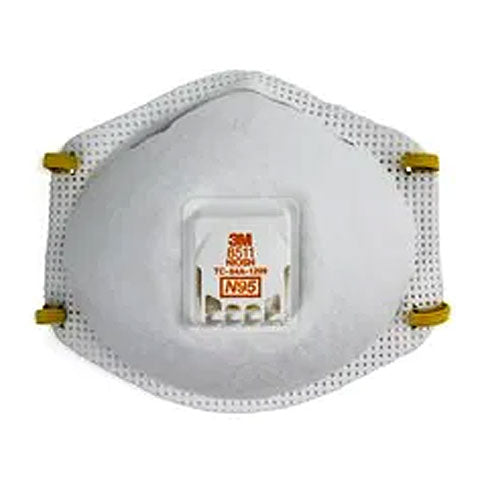 3M Particulate Repirator 8511 N95 Outside View Image