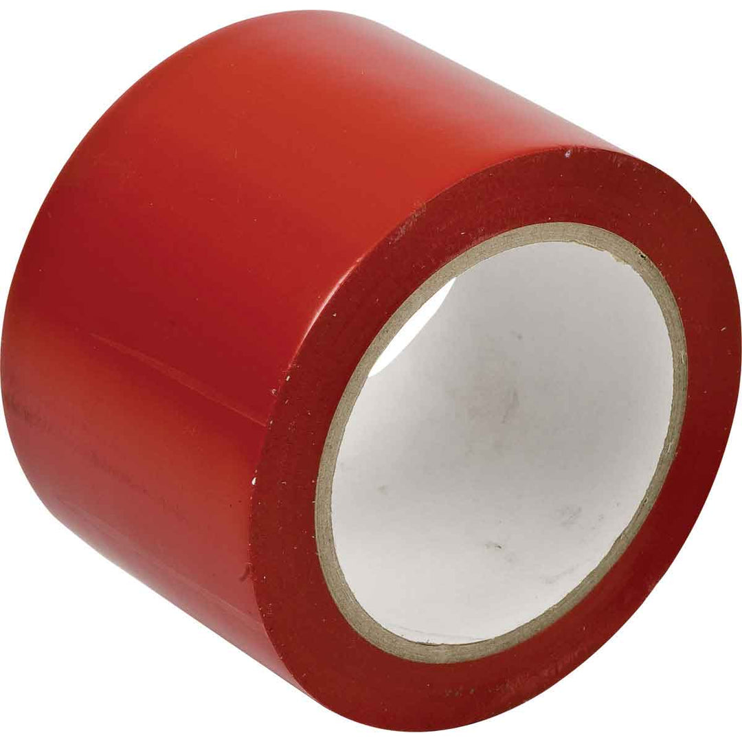 Aisle Marking Tape Roll Red 3 in. (W) Detail Image