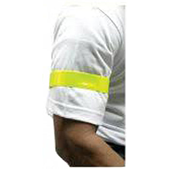 All Reflective Safety Armband Fluorescent Yellow In Use