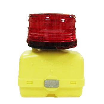 Barricade Emergency Warning Light Red Lens Image