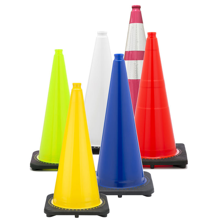 Traffic Safety Cones in Colors Image