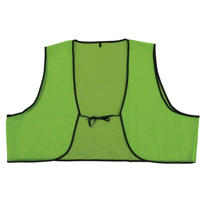 Disposable Safety Vest in Green Front View Image