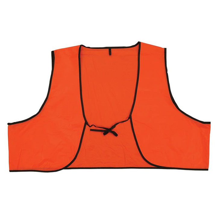 Disposable Safety Vest in Orange Front View Image