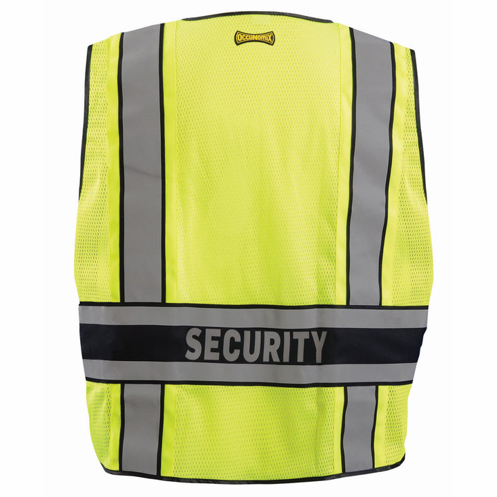 DOR Deluxe Safety "SECURITY" Vest Back Image