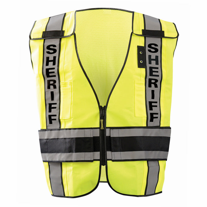 DOR Deluxe Safety "SHERIFF" Vest Front Image