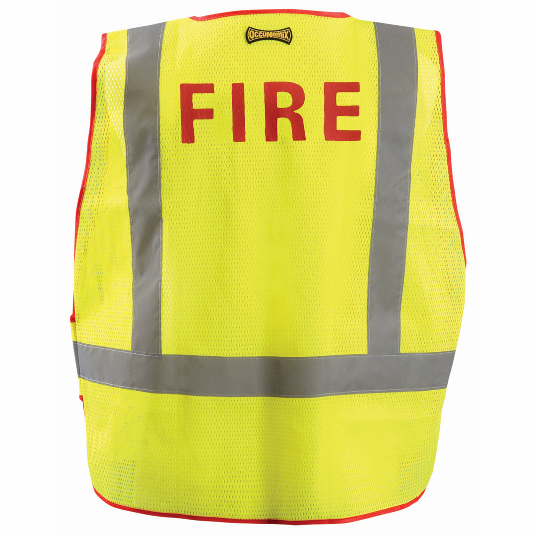 DOR Public Safety "FIREFIGHTER" Mesh Vest Back Image