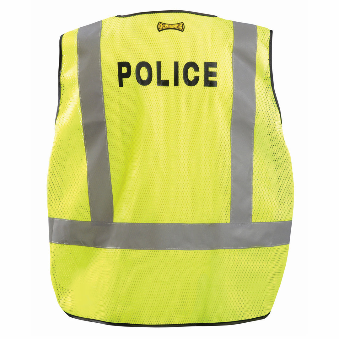 DOR Public Safety "POLICE" Mesh Vest Back Image