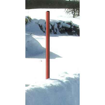 FH Series Flexstake Fire Hydrant Marker in Use in Snow Image