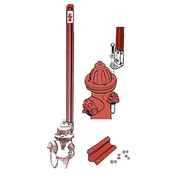 FH 800 Series Flexstake American Fire Hydrant Marker Installation Diagram Image