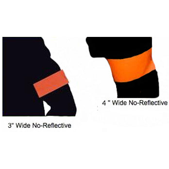 Fluorescent Armbands Orange No Reflective In Use Image