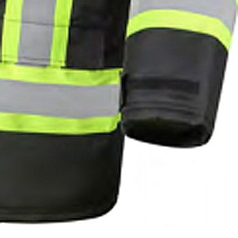 FR Waterproof Flame Resistant Insulated Jackets in Black Cuff Detail View Image