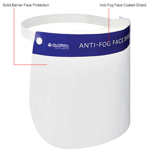 Fulle Face Shield Disposable Anti-Fog 3/4 View Image