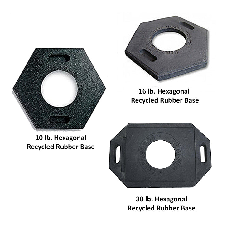 Grabber Recycled Rubber Hexagonal Bases Multiple Weights Image