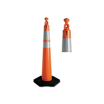 Grabber Traffic Safety Cone 42 in. (T) with two Collars and Base Image