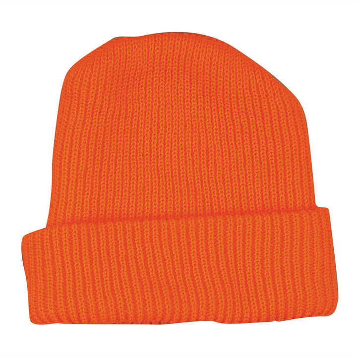 High Visibility Knit Cap in Orange Image