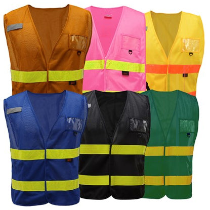 Mulit-Purpose Utility Vests Non-ANSI in Colors Front View Image