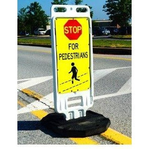 Pedestrian Crosswalk Barricades Stop for Pedestrians Detail Image 4