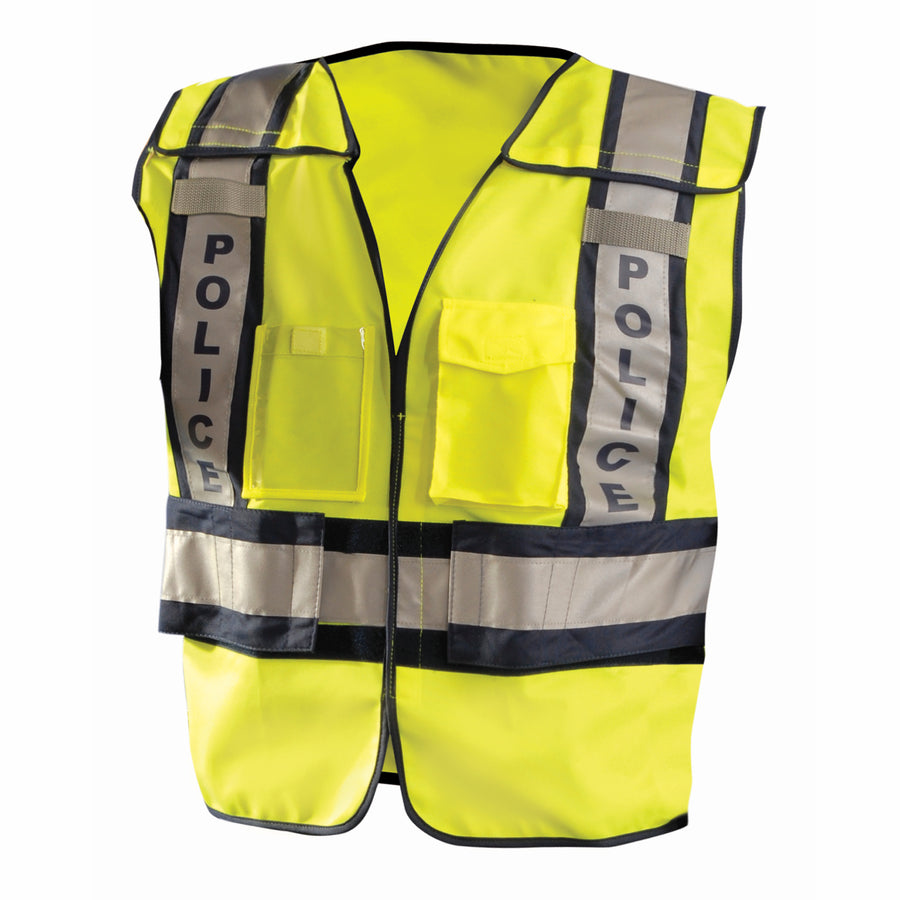 Premium Solid Public Safety Vest "POLICE" Front Image