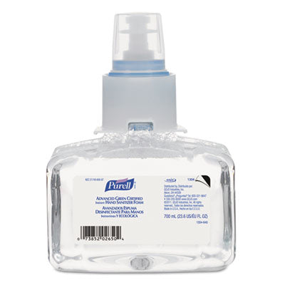 Purell Advanced Green Certified Instant Hand Sanitizer Foam LTX 700 mL Bottle with Valve Image