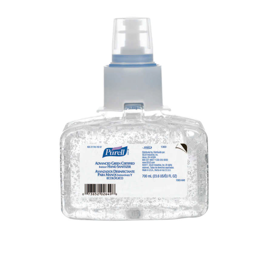 PURELL Advanced Green Certified Instant Hand Sanitizers LTX  700 mL Bottle with Valve Image