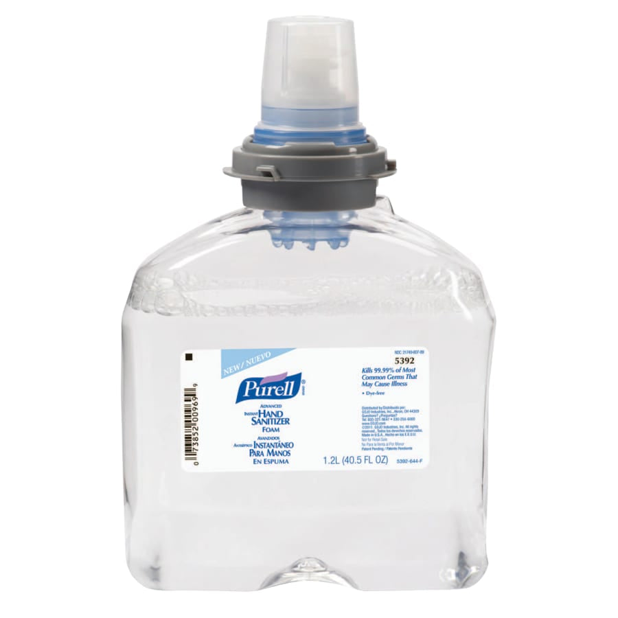 Purell Advanced Instant Hand Sanitizer Foam Fruity TFX 1200 mL Bottle Image