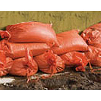 Sandbags Orange In Use Image