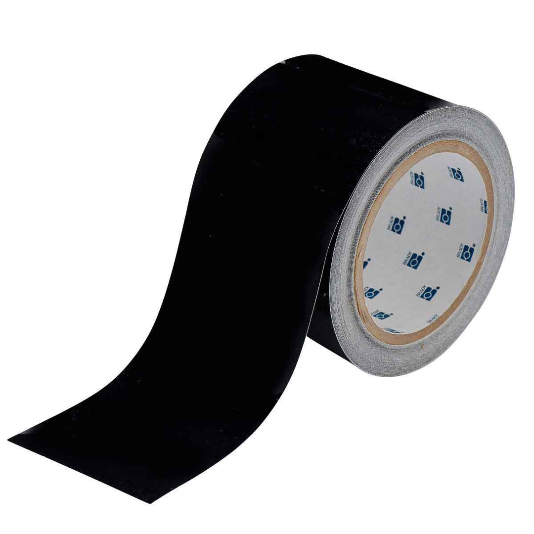 Solid Color ToughStripe® Tape Roll 2 in. Black Image