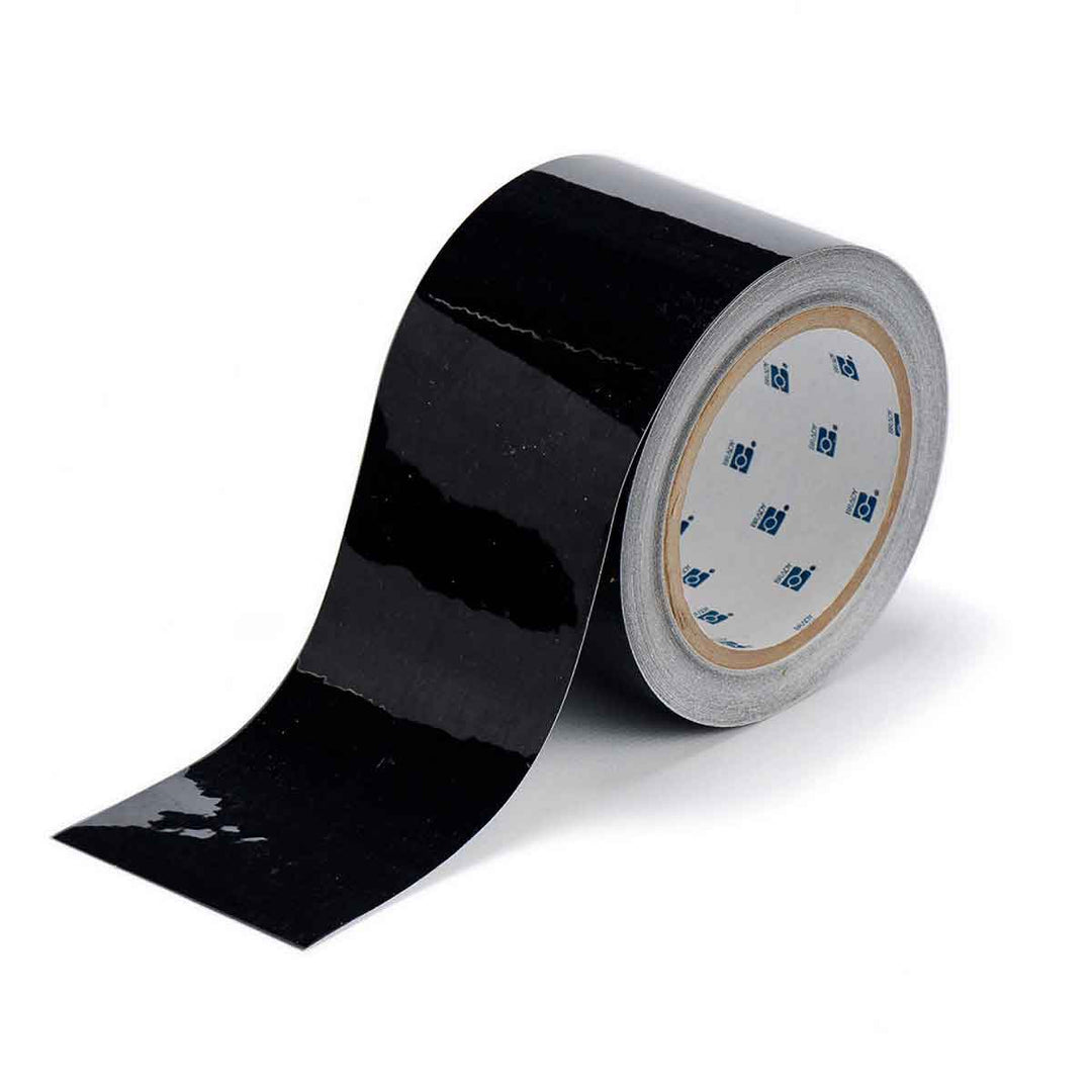 Solid Color ToughStripe® Tape Roll 3 in. Black Image