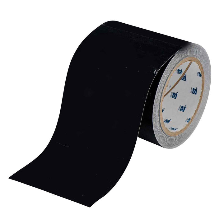 Solid Color ToughStripe® Tape Roll 4 in. Black Image