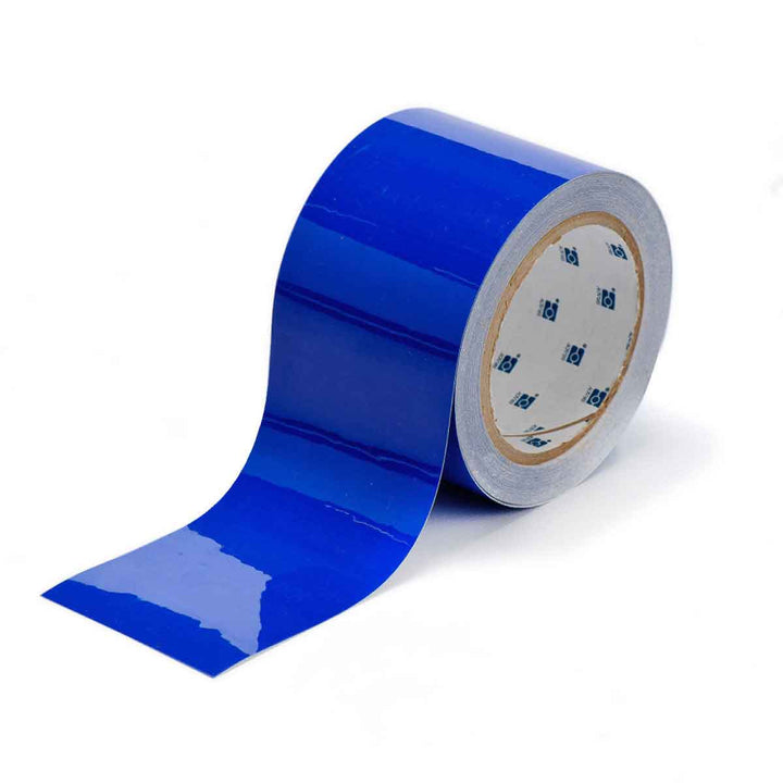 Solid Color ToughStripe® Tape Roll 3 in. Blue Image