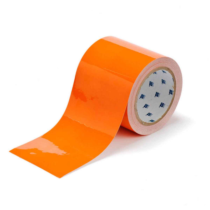 Solid Color ToughStripe® Tape Roll 3 in. Orange Image