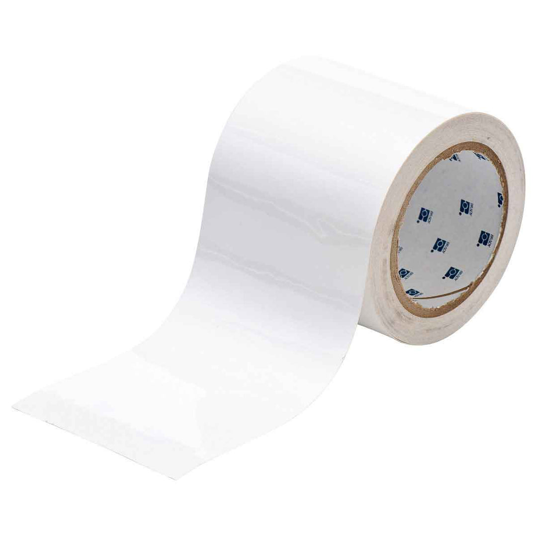 Solid Color ToughStripe® Tape Roll 4 in. White Image