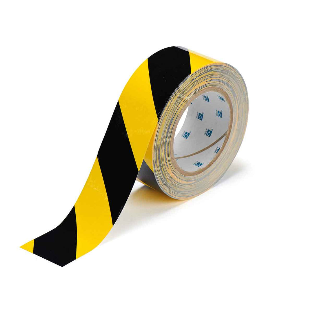 Striped ToughStripe® Tape Roll 2 in. Black and Yellow Image