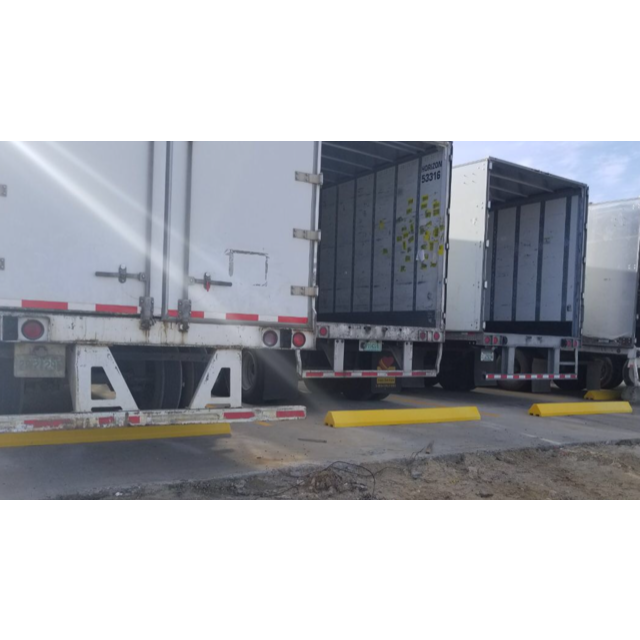 Truck Parking Stop Block in Use Image