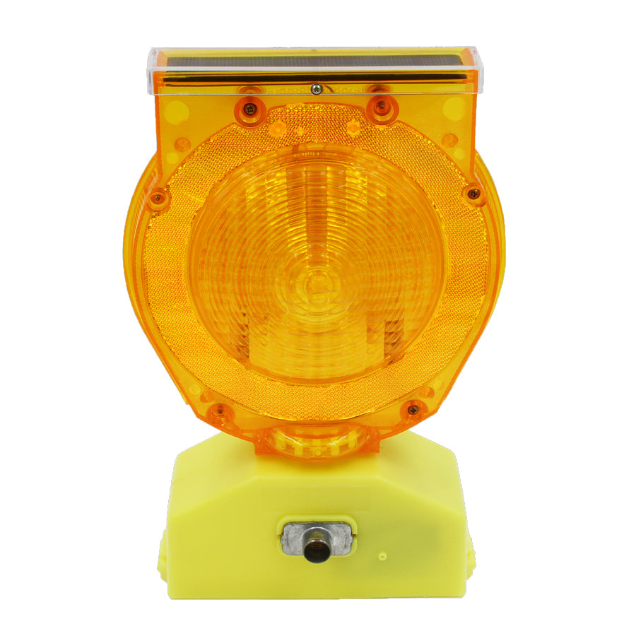 Type A/C Solar Powered Hazard Barricade Light Amber Image